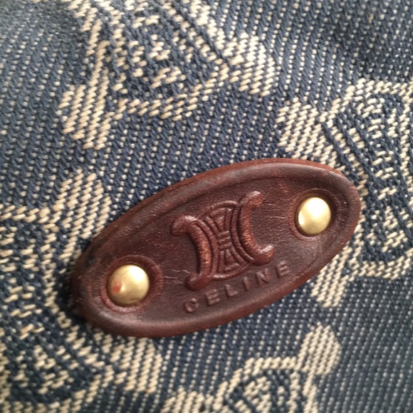 EUC Celine Denim Leather Trimmed - Picture 2 of 16